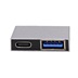 ROLINE Adaptér 2x USB C(M) -  USB3.0 A(F) + USB C(F), 10Gbps, stříbrný