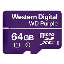 WD micro SDHC karta 64GB Purple WDD064G1P0C