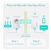 TP-Link TL-WPA4226KIT Powerline Wi-Fi kit, AV600