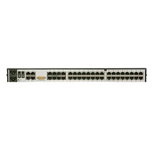 Aten KVM přepínač (2x IP konzole / USB+PS/2 Klávesnice a Myš, VGA) 40:1, virtual media,KVM moduly přes TP (KN2140V)
