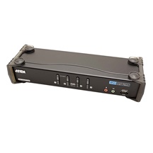 Aten KVM přepínač (USB Klávesnice a Myš, DVI dual link, Audio) 4:1, USB, +2xUSB (CS1784A)