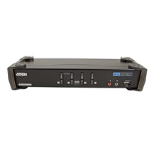 Aten KVM přepínač (USB Klávesnice a Myš, DVI dual link, Audio) 4:1, USB, +2xUSB (CS1784A)