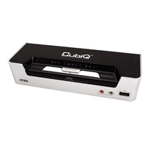 Aten KVM přepínač (USB Klávesnice, HDMI, USB Myš, Audio) 2:1, USB, +USB 2.0 hub (CS1792)