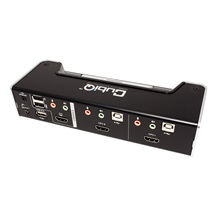 Aten KVM přepínač (USB Klávesnice, HDMI, USB Myš, Audio) 2:1, USB, +USB 2.0 hub (CS1792)