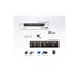 Aten KVM přepínač (USB Klávesnice, HDMI, USB Myš, Audio) 2:1, USB, +USB 2.0 hub (CS1792)