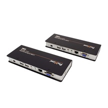 Aten KVM prodlužovací adaptér (USB, VGA, audio, RS232) přes TP, 300m (CE770)