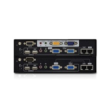 Aten KVM prodlužovací adaptér (USB, dual VGA, audio, RS232), přes 2x TP, 1280x1024 na 300m (CE775)