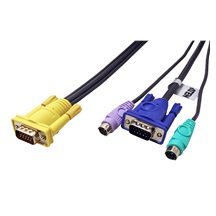 Aten Kabel pro KVM přepínač, MD18SPHD - VGA+2x PS/2, 3m (2L-5203P)