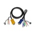 Aten Kabel pro KVM přepínač, MD18SPHD - VGA+2x PS/2, audio, 1,8m (2L-5302P)