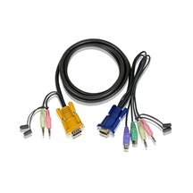 Aten Kabel pro KVM přepínač, MD18SPHD - VGA+2x PS/2, audio, 3m (2L-5303P)