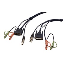 Aten Kabel pro KVM přepínač DVI-I sigle link / USB / 2x Audio, 1,8m (2L-7D02UI)