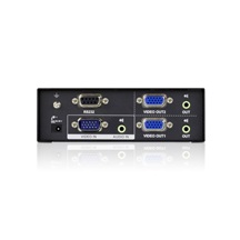 Aten Rozbočovač VGA + audio na 2 monitory, RS232, 450MHz (VS0102)