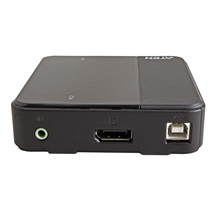 Aten KVM přepínač (USB klávesnice a myš, DP, Audio) 2:1 USB, 4K (CS782DP)