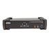 Aten KVM přepínač (USB Klávesnice a Myš, DP, Audio) 2:1, USB + USB 3.0 hub, 4K (CS1922)