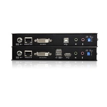 Aten KVM prodlužovací adaptér (USB, DVI, audio, RS232), 1920 x 1200, HDBaseT 2.0 (CE620)
