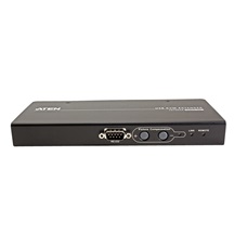 Aten KVM prodlužovací adaptér (USB, VGA, audio, RS232), přes TP, 200m (CE750A)