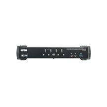 Aten KVM přepínač (USB Klávesnice a myš, DP+HDMI, audio) 4:1, DP,USB + USB3.0 hub,4K, MST hub (CS1924M)