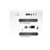 Aten KVM přepínač  (USB klávesnice a myš, HDMI) 2:1, 2x USB C, USB C PD (US3310)