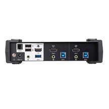 Aten KVM přepínač (USB klávesnice a myš, HDMI) 2:1 USB + USB 3.0 hub (CS1822)