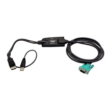 Aten KVM konvertor DP(M) + USB A(M) -> MD18SPHD pro KVM přepínače (CV190)