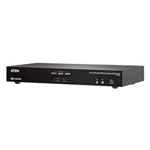 Aten KVM přepínač (USB Klávesnice a Myš, 2x HDMI 4K@60Hz, Audio, USB 3.0) 2:1, 2x HDMI, USB 3.0, USB hub, audio (CS1842)