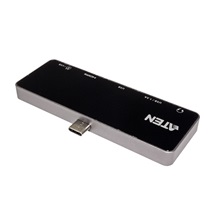 Aten Multiport adaptér USB C (M) -> HDMI (4K@60Hz), 2x USB3.0 A(F),USB C(PD) (UH3238)