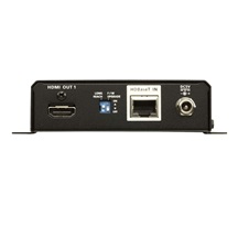 Aten Prodlužovací adaptér HDMI + Ethernet + RS232 + IR přes TP, 4K, 2 výstupy, HDBaseT, 100m (VE814A)