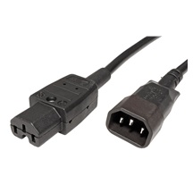 BACHMANN Kabel síťový prodlužovací, IEC320 C14 - C15, 2m (356.1240)