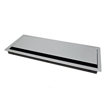 BACHMANN Systém CONI COVER, dlouhý rám (6 modulů), stříbrný (338.0080)