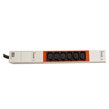 BACHMANN Vertikální napájecí panel 18x IEC320 C13, 3m, vidlice IEC 60309 3x16A (800.0105)