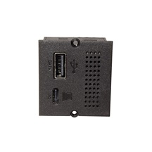 BACHMANN Modul 37x40 - multiport adaptér USB C -> mini DP+ LAN + 2x USB A, USB C PD (917.229)