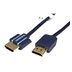 Clicktronic HQ OFC High Speed HDMI tenký kabel s Ethernetem, Ultra-HD, HDMI M - HDMI M, 1m