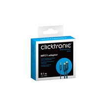 Clicktronic HQ OFC Kabelová redukce jack 3,5M - 2x cinch(F), 10cm