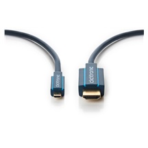 Clicktronic HQ OFC High Speed HDMI kabel s Ethernetem, HDMI A(M) - microHDMI D(M), 1m