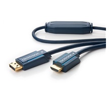 Clicktronic HQ OFC DisplayPort - HDMI kabel, DP(M) -> HDMI A(M), 2m