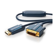 Clicktronic HQ OFC DisplayPort - DVI kabel, DP(M) -> DVI-D(M), 20m