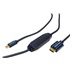 Clicktronic HQ OFC DisplayPort - HDMI kabel, miniDP(M) -> HDMI A(M), 3m