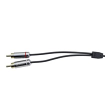 CROMO Kabel 2x cinch(M) - 2x cinch(M), audio, zlacené konektory, 1m