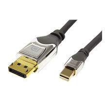 CROMO DisplayPort kabel v.1.2 (HBR2, 4K@60Hz), DP(M) - miniDP(M), 0,5m