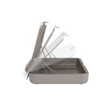 Dataflex Ergonomická stolní sada, (stojan,úložný box) bílá, Addit Bento