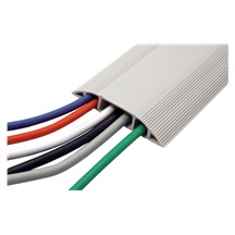 Dataflex Kabelová lišta PVC, na podlahu, 83 x 15 mm, délka 3m, šedá