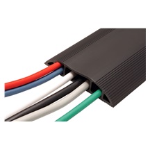 Dataflex Kabelová lišta PVC, na podlahu, 83 x 15 mm, délka 3m, černá