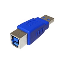 EFB Redukce USB3.0 A(M) - USB3.0 B(F), modrá