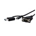 ExSys Adaptér USB C + A -> 1x RS232 (MD9), kabel 0,5m, FTDI (EX-23001)