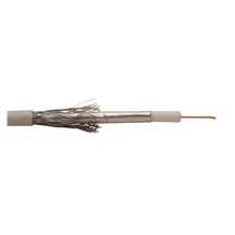 goobay Anténní kabel, průměr 4,6mm, 2x stíněný 80dB, 100m (Cu)