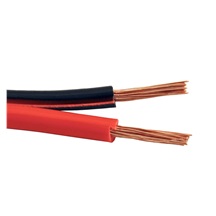 goobay Kabel k reproduktorům, 2x1,5mm2, OFC měď, černo červený, 10m