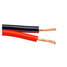 goobay Kabel k reproduktorům, 2x 0,5mm2, CCA, černo červený, 100m