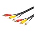 goobay Kabel 3x Cinch (M) - 3x Cinch (M), 2x audio/1x video, 15m