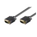 goobay HQ VGA kabel MD15HD-MD15HD, DDC2, 0,8m, zlacené konektory