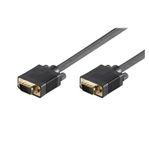 goobay HQ VGA kabel MD15HD-MD15HD, DDC2, 0,8m, zlacené konektory